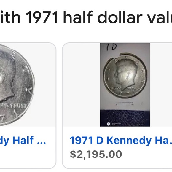 Very Rare 1971 JFK Half Dollar Error Piece Coin Error Coin Collector P. - Picture 10 of 11